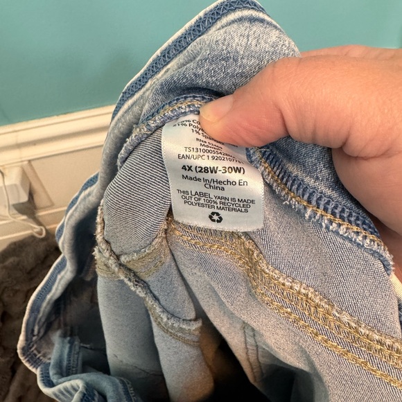 Terra & Sky Light Blue Women's Jeggings - Picture 2 of 2